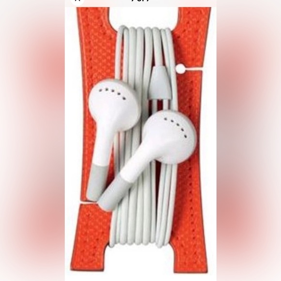 HERMES Etain Swift Leather Dring Headphone Winder Leather Soft Yellow - Picture 3 of 6